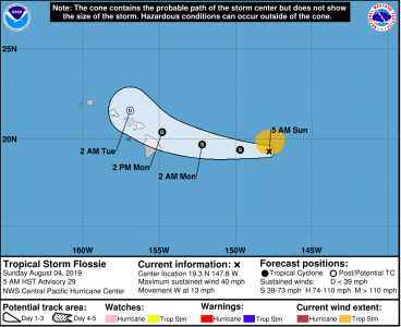Tropical Storm Flossie ‘much closer,’ high-surf warning in effect for Maui’s east-facing shores